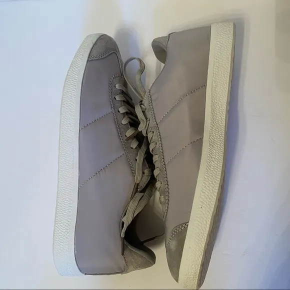GREATS SNEAKERS NEW GRAY SUEDE LEATHER NYLON SIZE 8.5 ATHLEISURE NIB NWT SHOES