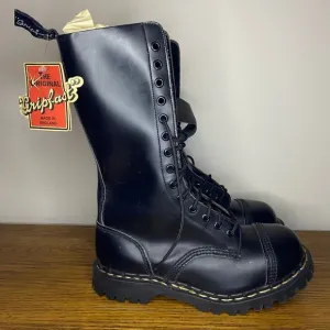 Gripfast 14-Eye Steel Toe Combat Boots England Solovair Grinders GS1018 Size 5