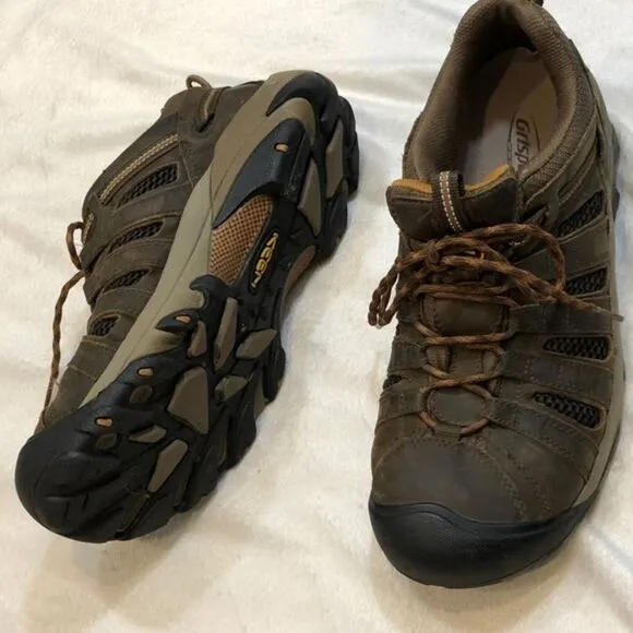Grisport men’s brown hiking shoes with Keen soles | Sz 11