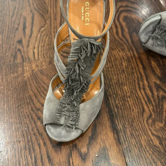 Gucci Gray Women's Shoes worn once