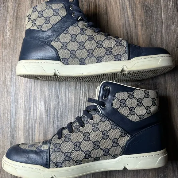 Gucci Gucci GG Monogram GuccissimaCanvas High Tops Sneakers