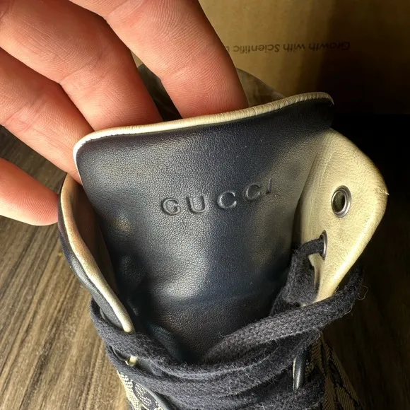 Gucci Gucci GG Monogram GuccissimaCanvas High Tops Sneakers