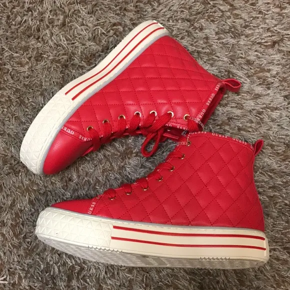Guess Quilted high top sneakers