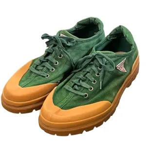 Guess | Vintage 1994 green canvas creepers chunky sneakers men’s size 10