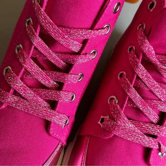 Gymboree Cosmic Club Pink High Tops Sneakers  Little Girls Size 3 Brand …