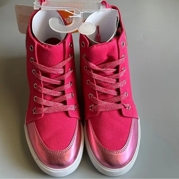 Gymboree Cosmic Club Pink High Tops Sneakers  Little Girls Size 3 Brand …
