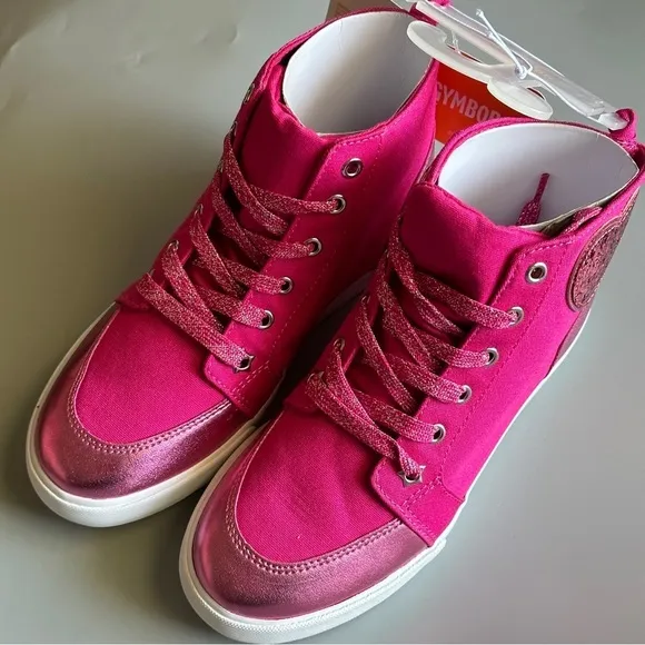 Gymboree Cosmic Club Pink High Tops Sneakers  Little Girls Size 3 Brand …