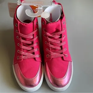 Gymboree Cosmic Club Pink High Tops Sneakers  Little Girls Size 3 Brand …