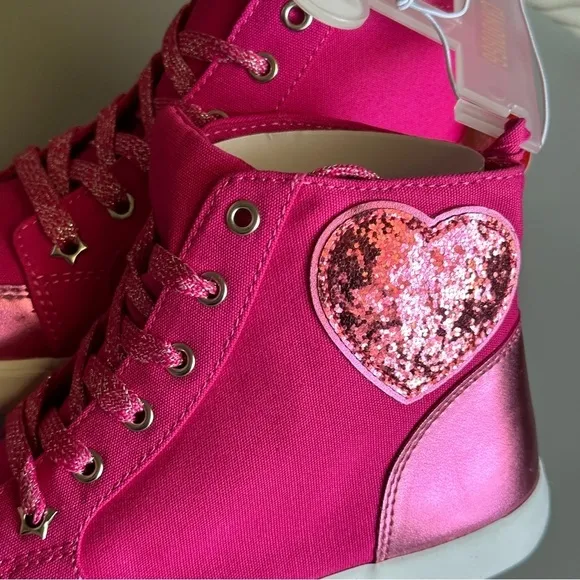 Gymboree Cosmic Club Pink High Tops Sneakers  Little Girls Size 3 Brand …