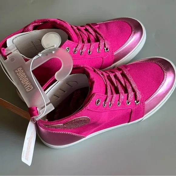 Gymboree Cosmic Club Pink High Tops Sneakers  Little Girls Size 3 Brand …