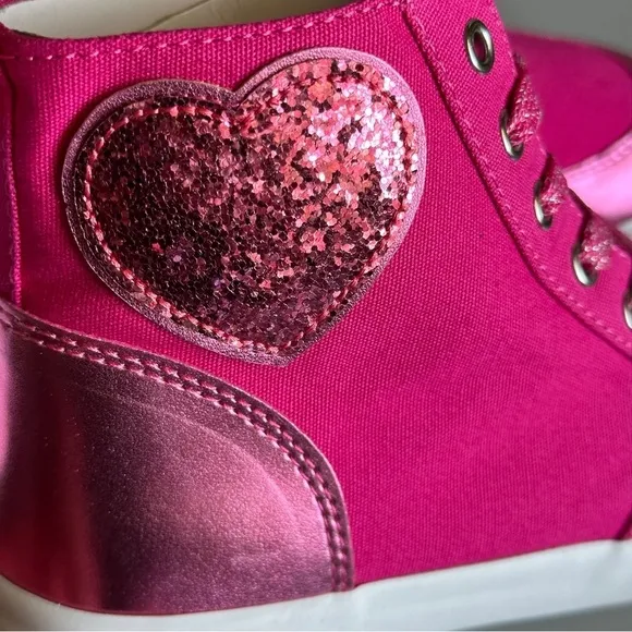 Gymboree Cosmic Club Pink High Tops Sneakers  Little Girls Size 3 Brand …