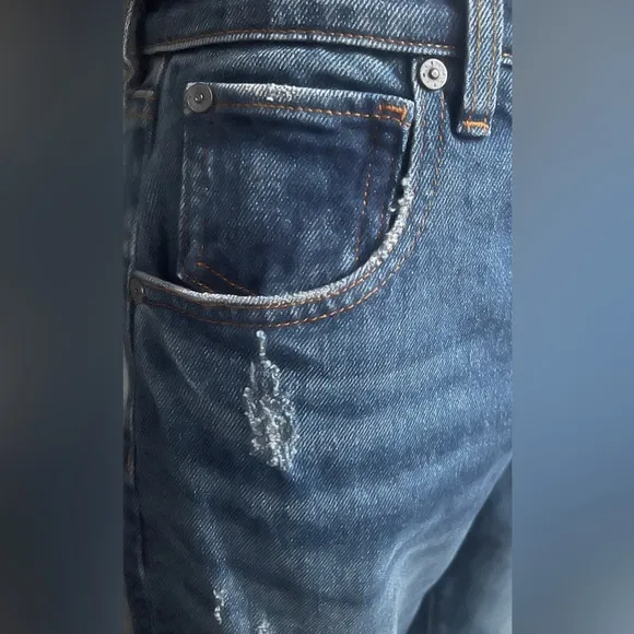 HALE By AG NADINE HIGH RISE DISTRESSED STRAIGHT LEG JEAN