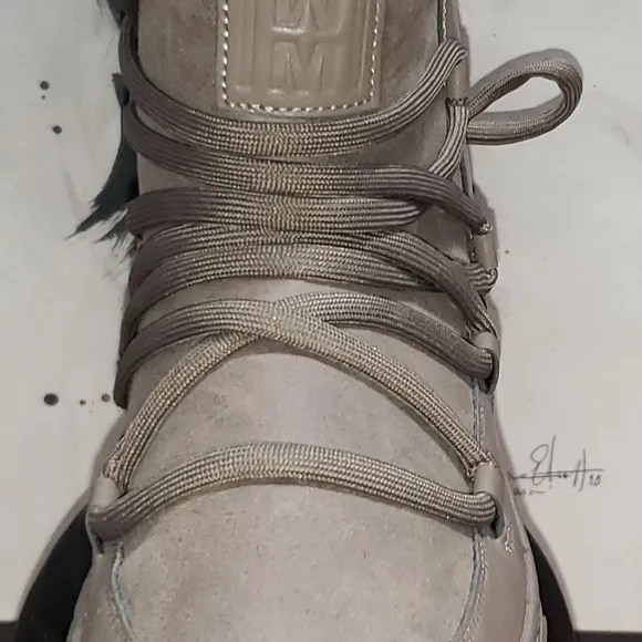 H&amp;M Stylish High-Top Sneakers in Taupe