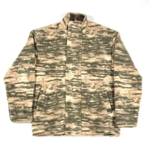 Han Kjobenhavn Gray Marble Track Fleece Jacket Size Medium M Streetwear Rare B31