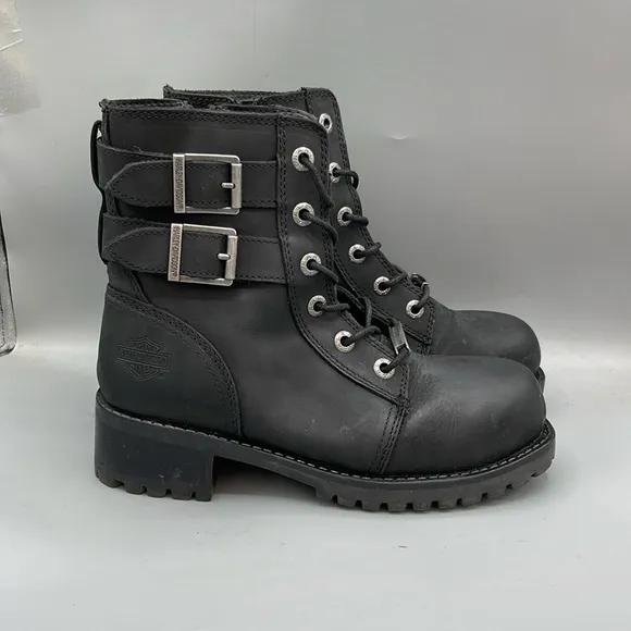 Harley Davidson Archer steel‎ toe boots