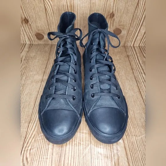 Harley Davidson‎ Men's Black High Top Sneakers Size 12