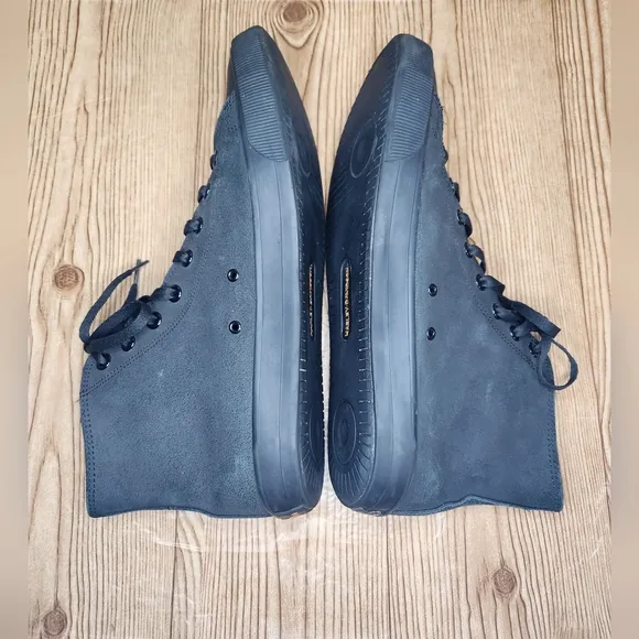 Harley Davidson‎ Men's Black High Top Sneakers Size 12