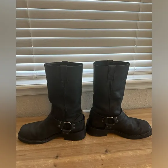 Harley-Davidson Men’s Stivali Hustin Leather Waterproof Black Riding Boots
