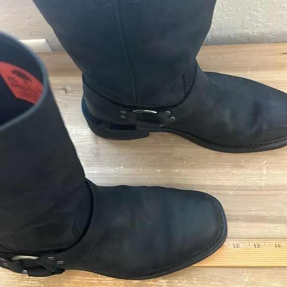 Harley-Davidson Men’s Stivali Hustin Leather Waterproof Black Riding Boots