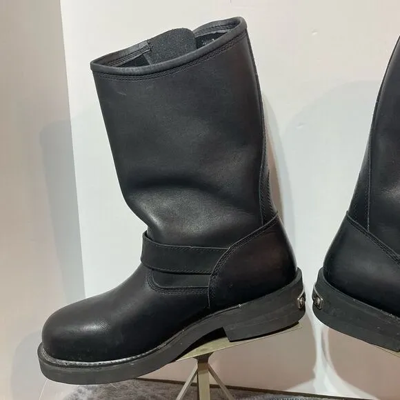Harley Davidson Steel Toe 91137 ST Mega Conductor Boots Black Size 11.5 Men NWOT