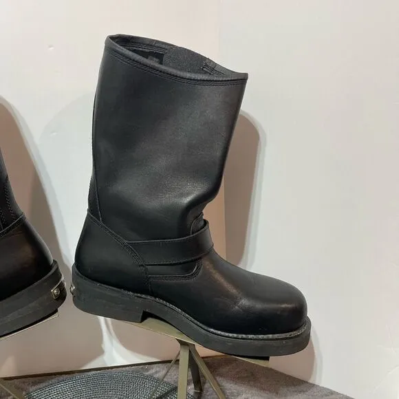 Harley Davidson Steel Toe 91137 ST Mega Conductor Boots Black Size 11.5 Men NWOT