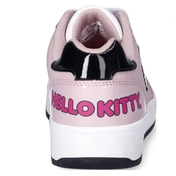 Hello Kitty by Sanrio Women's Pink Casual Court Sneakers