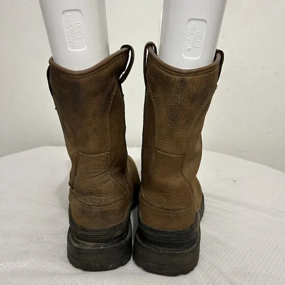 Herman Survivors Bison Brown Leather Steel Toe Waterproof Work Boots Size 13