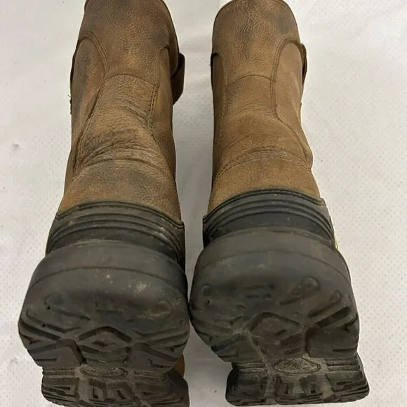 Herman Survivors Bison Brown Leather Steel Toe Waterproof Work Boots Size 13