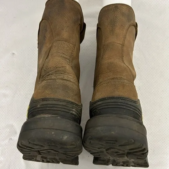 Herman Survivors Bison Brown Leather Steel Toe Waterproof Work Boots Size 13