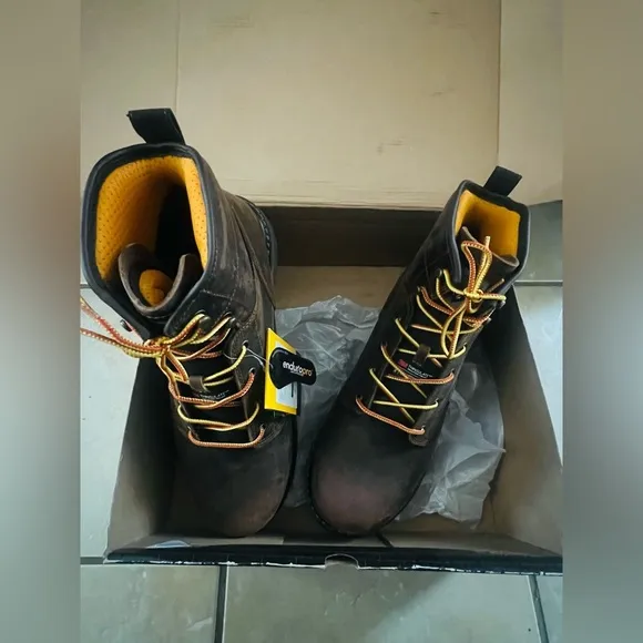 Herman Survivors Men's Dover Waterproof 6&quot; Steel Toe Work Boots SIZE  14 NEW