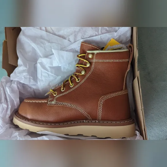 Herman Survivors Oakridge Tobacco Brown Steel-Toe Work Boots - Men’s Size 12