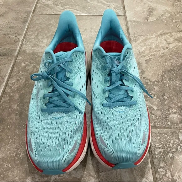 Hoka Clifton 8 Womens Shoes Size 11B, Color: Fiesta/Bluing