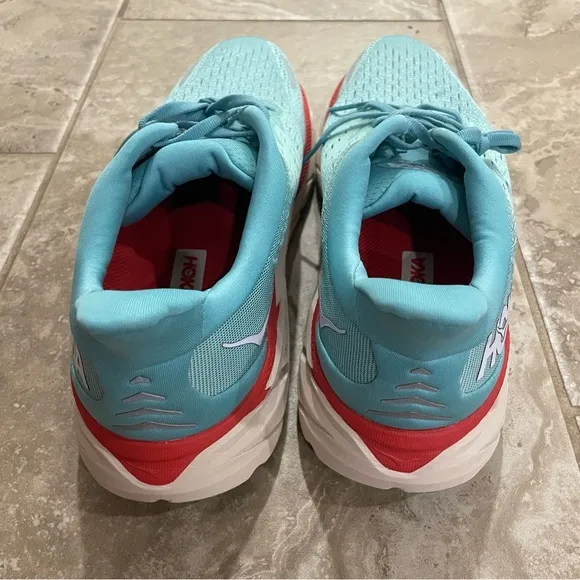 Hoka Clifton 8 Womens Shoes Size 11B, Color: Fiesta/Bluing