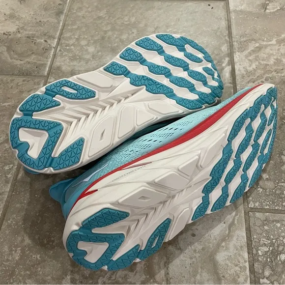 Hoka Clifton 8 Womens Shoes Size 11B, Color: Fiesta/Bluing