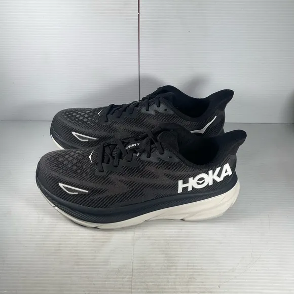 Hoka Clifton 9 Men's Black Running Shoes