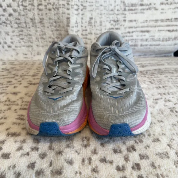 Hoka Gaviota 4 Women's Gray and Orange Running Shoes