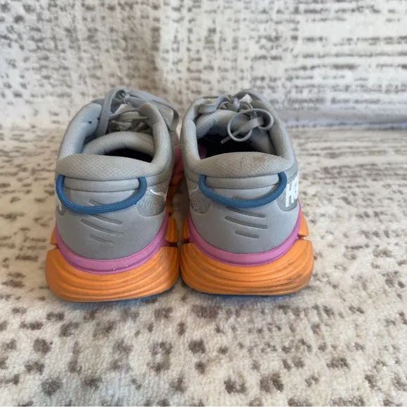 Hoka Gaviota 4 Women's Gray and Orange Running Shoes
