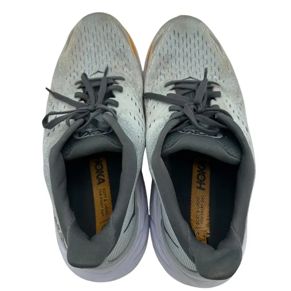 HOKA Men’s Clifton 8 Light Blue Athletic Sneakers Shoes Running size 8.5