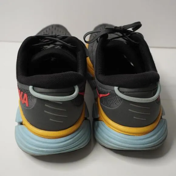 HOKA Mens Gaviota 4 Running Shoe Castlerock Anthracite Size 12 Gray NO SOLES SEE