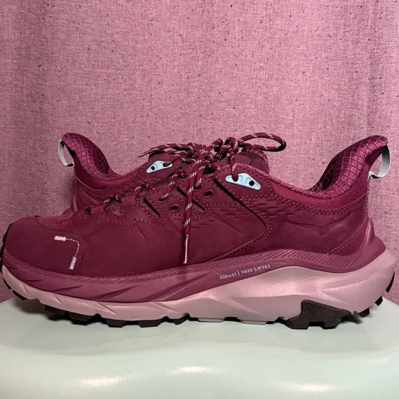 HOKA One One Kaha 2 Low GTX Hiking Sneaker Shoes Grape Goretex Walking Trail