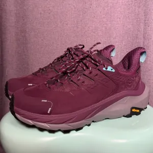 HOKA One One Kaha 2 Low GTX Hiking Sneaker Shoes Grape Goretex Walking Trail