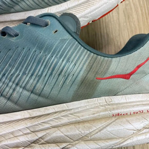 Hoka One One Mens 12D Blue Rincon 3 Running Walking Low Top Laced Up
