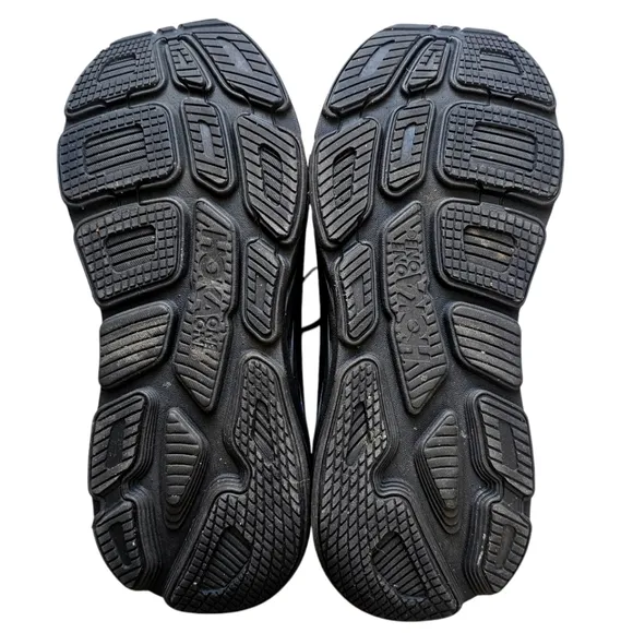 Hoka One One Men's Black Max Cushioned Bondi 7 Athletic Shoes