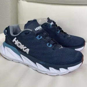 Hoka One One Mens Elevon 2 Running Shoes 8.5 Blue 1106477-MOBM Walking Sneakers