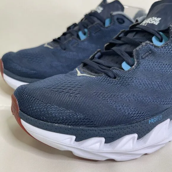 Hoka One One Mens Elevon 2 Running Shoes 8.5 Blue 1106477-MOBM Walking Sneakers