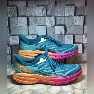 Hoka One One Speedgoat 5 Deep Lake Ceramic Blue Size 12.5