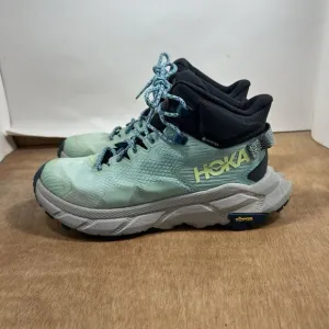 Hoka One One Trail Code GTX Womens Size 6 Blue Trail Comfort Hiking Shoes