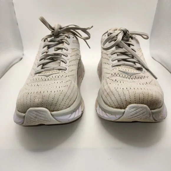 Hoka One One Womens Arahi 4 Gray Running Shoes, Size: 7.5 Pre-Owned Comfort