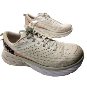 Hoka One One Womens Arahi 4 Gray Running Shoes, Size: 7.5 Pre-Owned Comfort