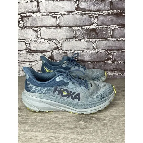 Hoka One One Challenger ATR 7 Blue Running Shoes Men 9.5D US/43 1/3 1134497 SBEP